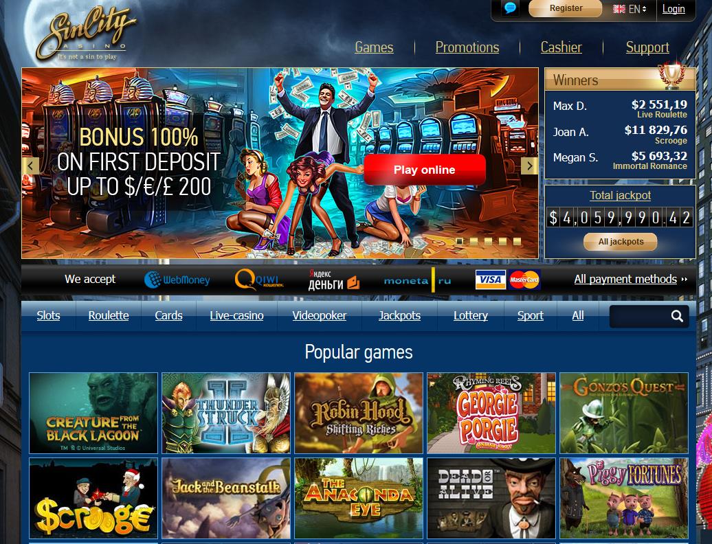 Sincity online casino review