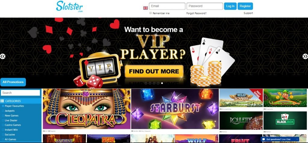 Slotster Casino review