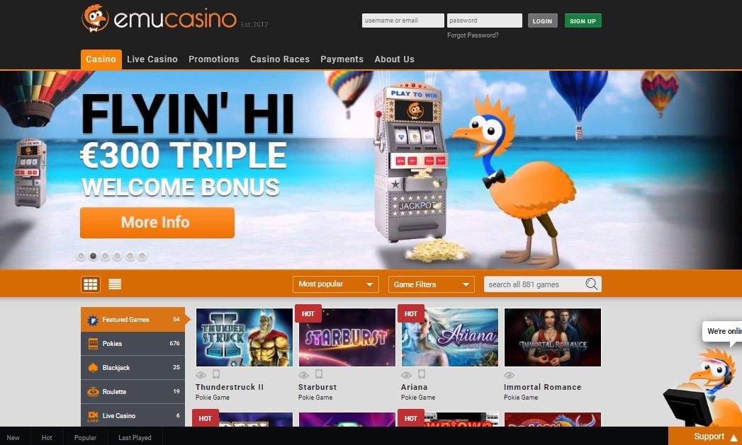 Australian online casino Emu