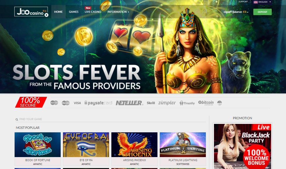 Joocasino online casino review
