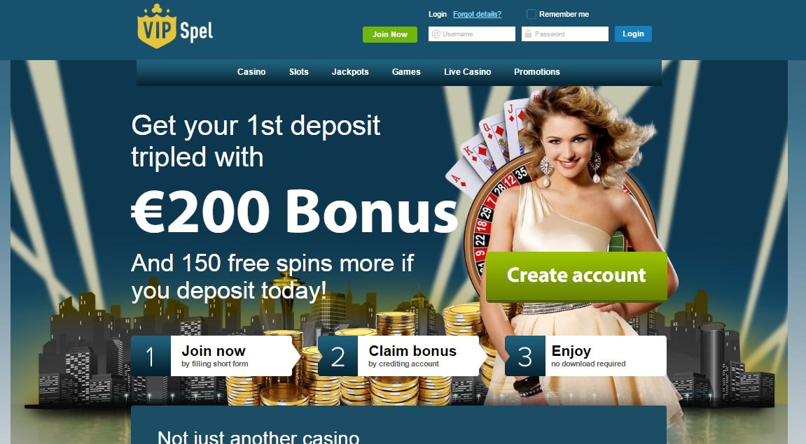 Vip Spel casino review - VIPSpel casino review