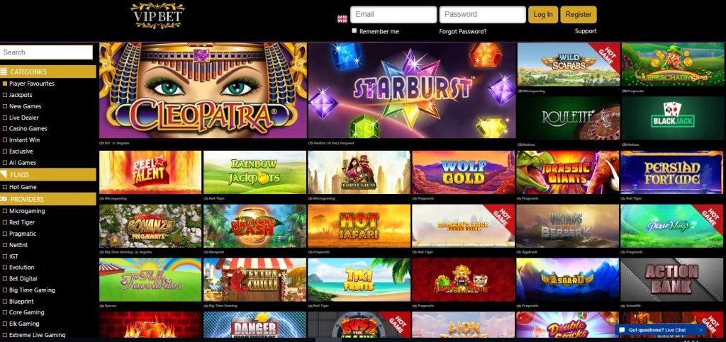 Vip Bet Casino review