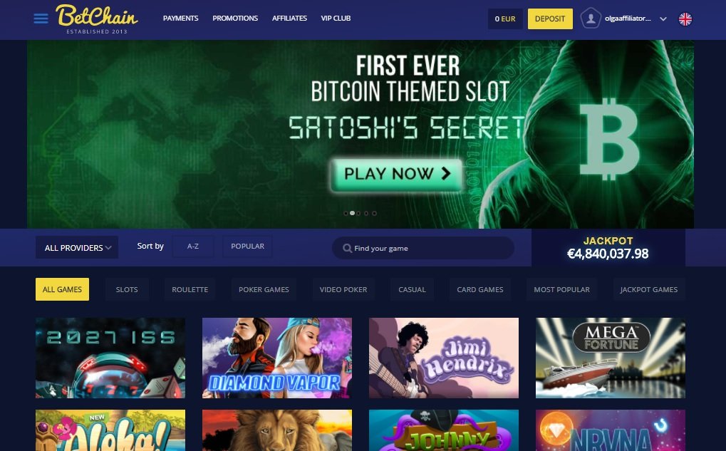 Betchain Casino review