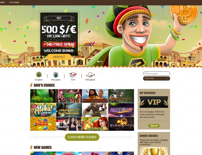 bob casino casino review