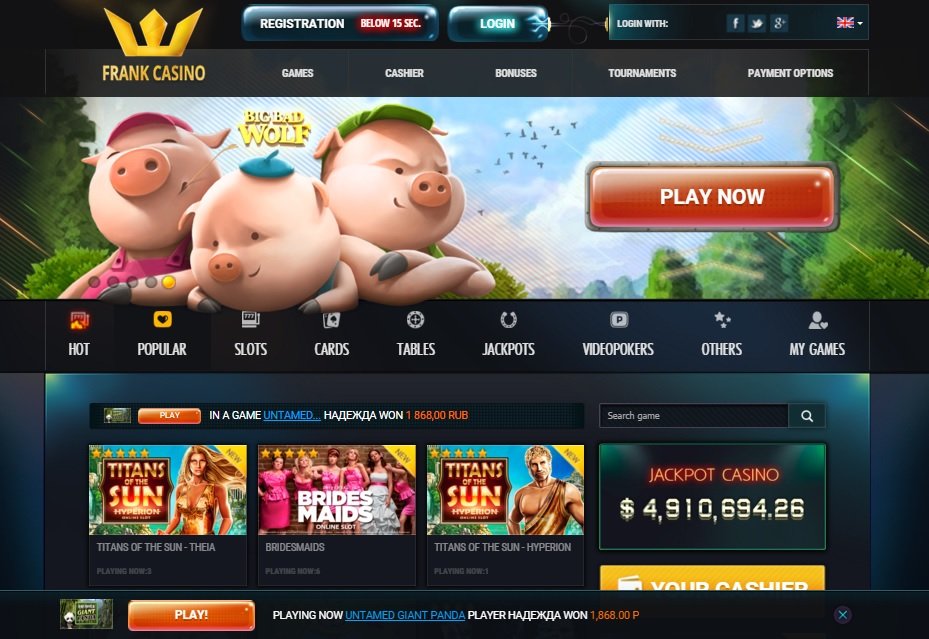 frank casino online casino