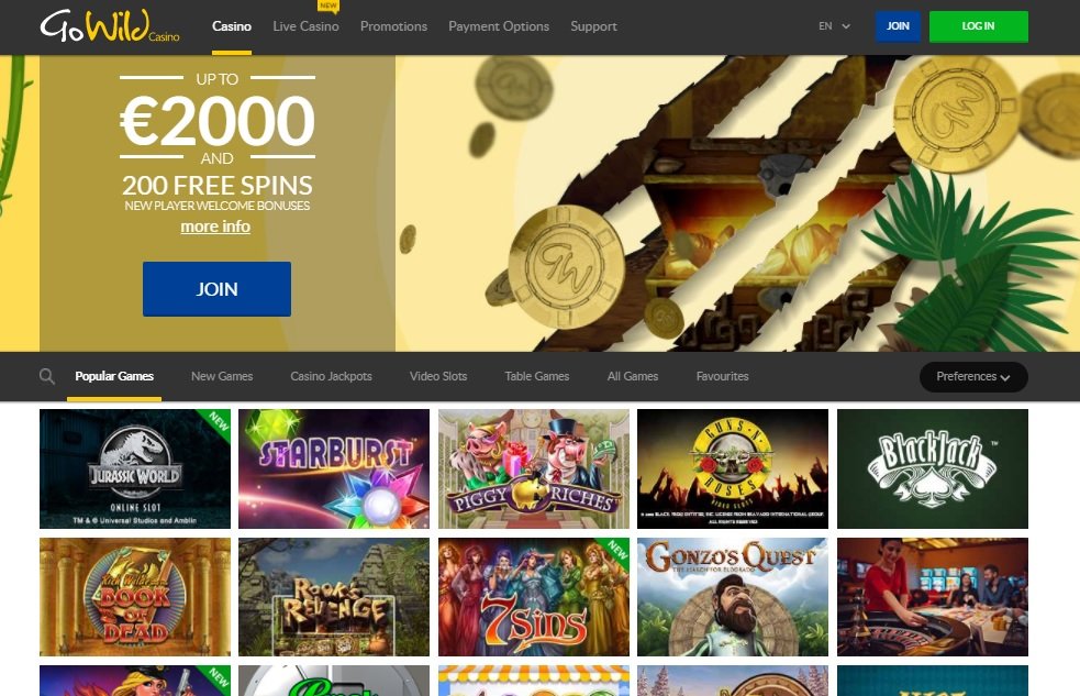 Gowild Casino review
