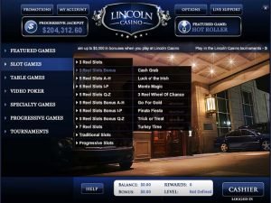 Best US online casinos - Lincoln Casino