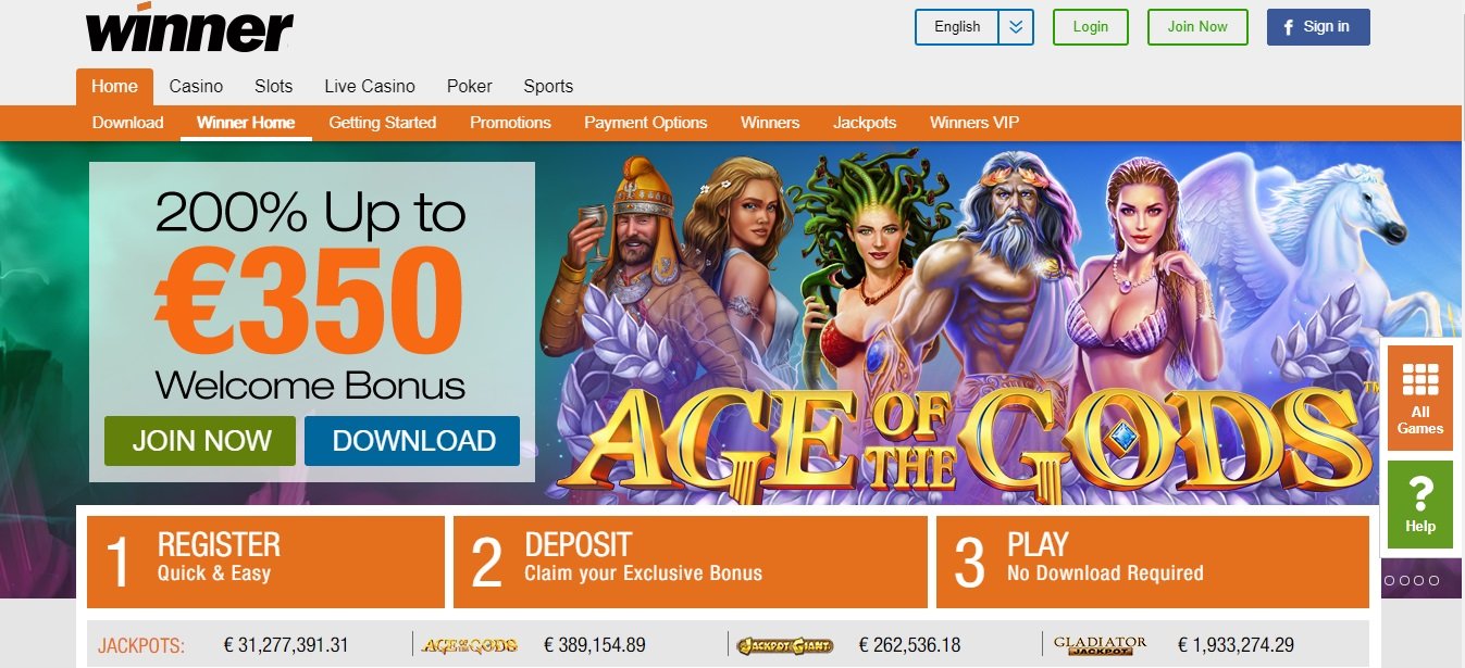 online casino games winner