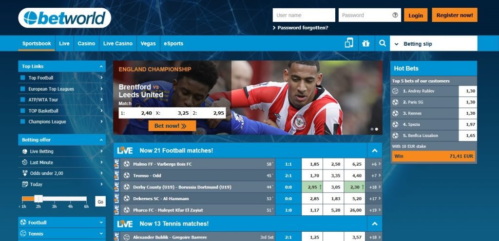 Betworld Casino and sportsbook review