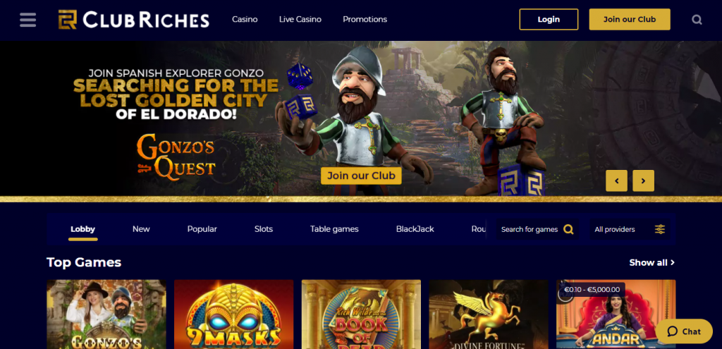 Club Riches Casino review